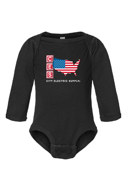 Rabbit Skins Infant Fine Jersey Long Sleeve Bodysuit