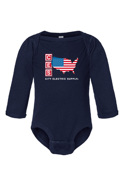 Rabbit Skins Infant Fine Jersey Long Sleeve Bodysuit