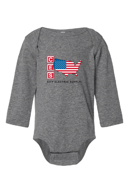 Rabbit Skins Infant Fine Jersey Long Sleeve Bodysuit