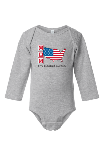 Rabbit Skins Infant Fine Jersey Long Sleeve Bodysuit