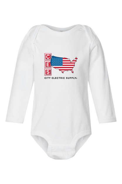 Rabbit Skins Infant Fine Jersey Long Sleeve Bodysuit