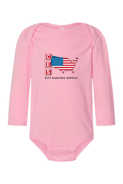 Rabbit Skins Infant Fine Jersey Long Sleeve Bodysuit