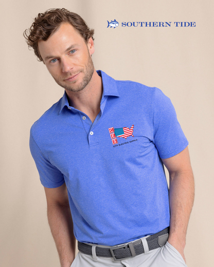 Southern Tide Men's brrr°®-eeze Heather Performance Polo Shirt