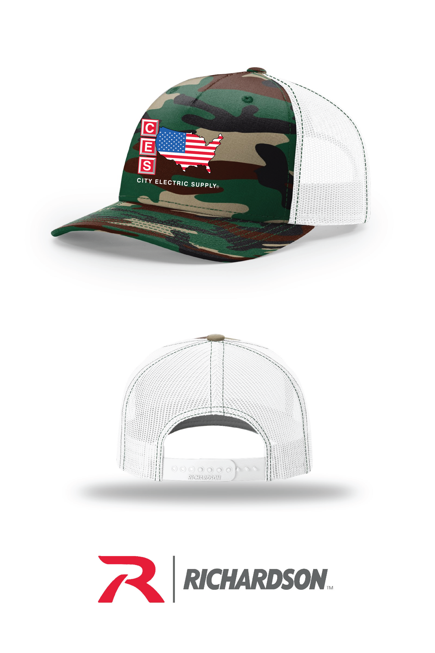 Richardson 112PFP Five Panel Trucker