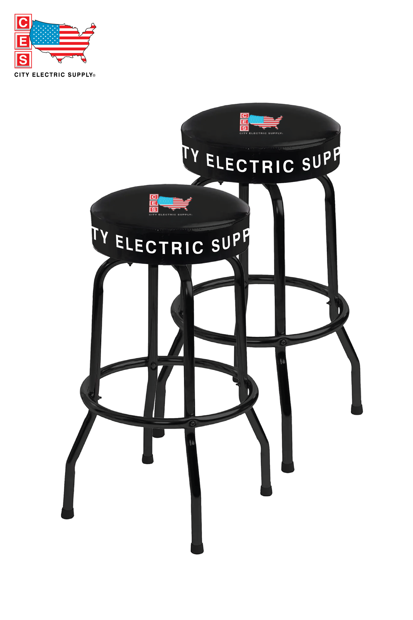 Bar Stool with Swivel Seat (Set of 2)