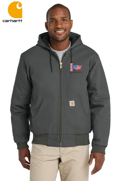 Carhartt® Quilted-Flannel-Lined Duck Active Jac