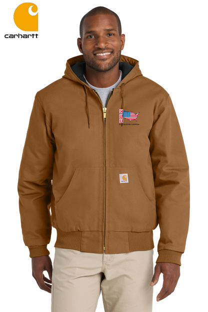 Carhartt® Quilted-Flannel-Lined Duck Active Jac