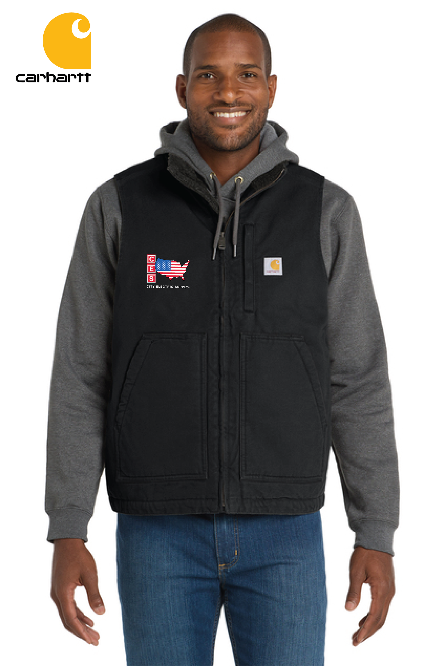 Carhartt® Sherpa-Lined Mock Neck Vest