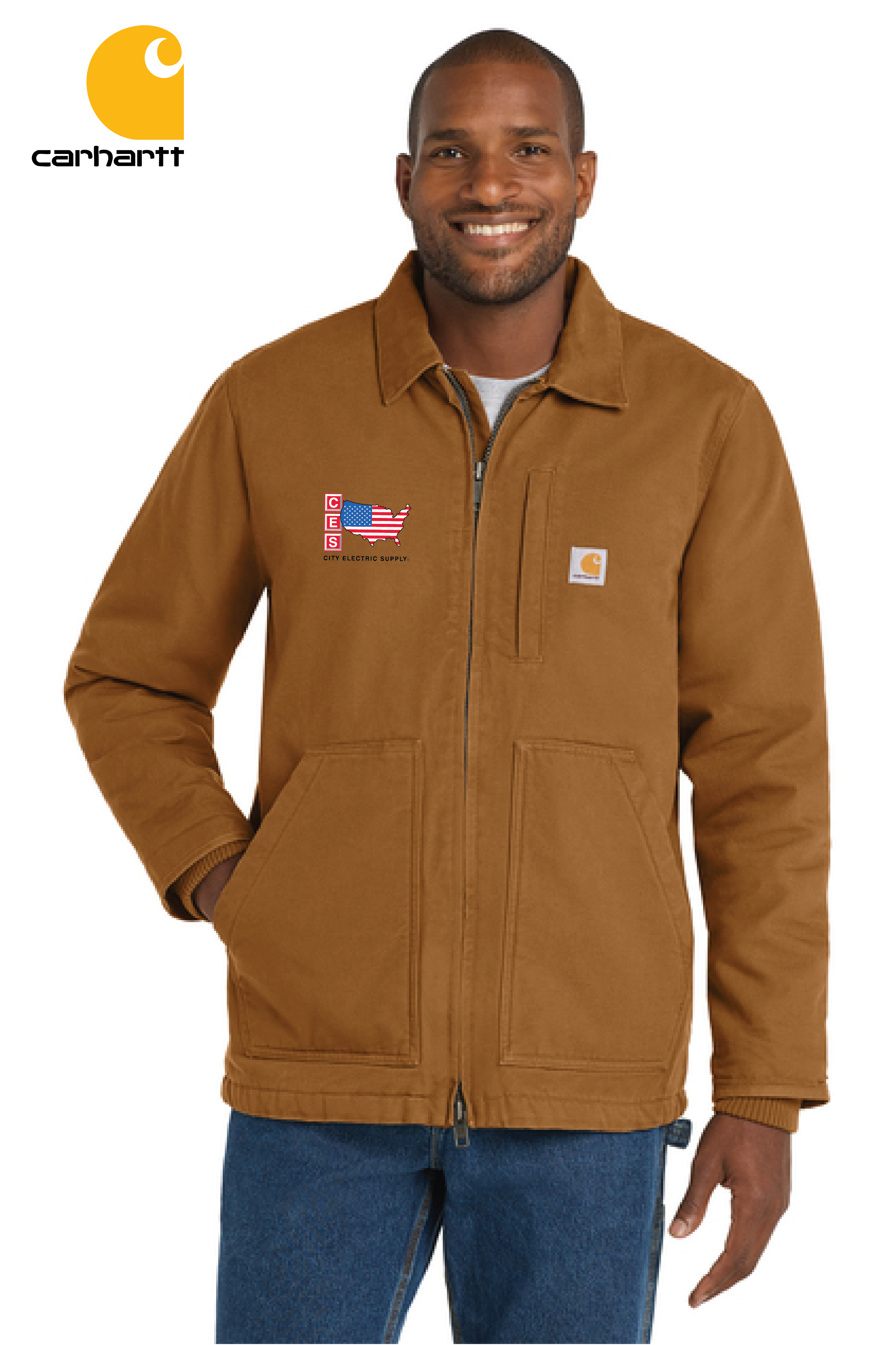 Carhartt® Sherpa-Lined Coat – CES Apparel Powered by Pierce