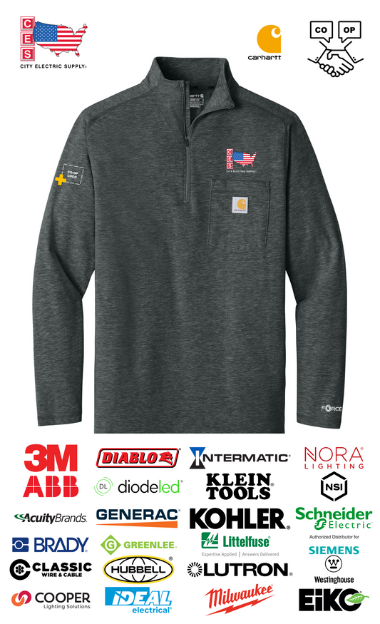 Carhartt Force® 1/4-Zip Long Sleeve T-Shirt Co-op