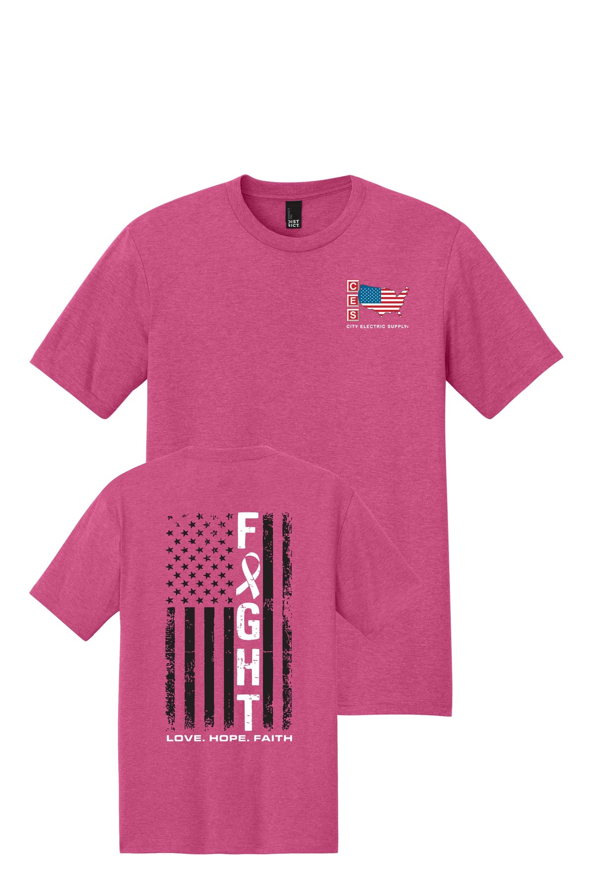 Perfect Triblend Blend Tee - Breast Cancer Awareness 2026