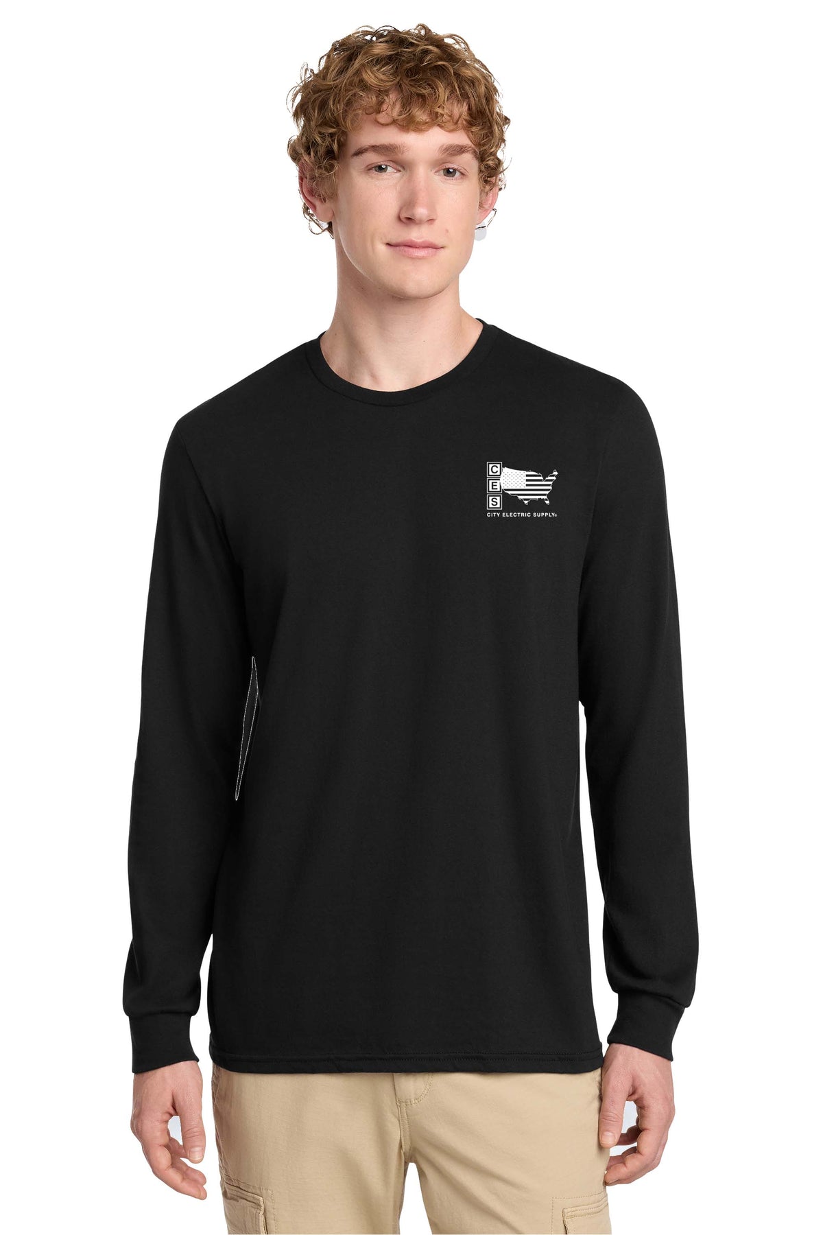 Perfect Blend® CVC Long Sleeve Tee - Veterans Day