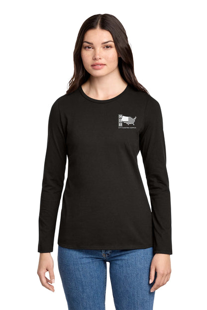 Women’s Perfect Blend® CVC Long Sleeve Tee - Veterans Day