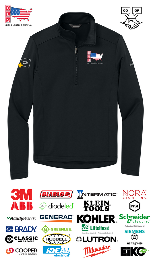 Eddie Bauer® Smooth Mid Layer Fleece 1/2-Zip - Co-op