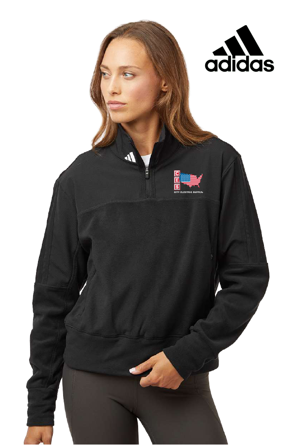 Adidas Women's Fleece Quarter-Zip Pullover