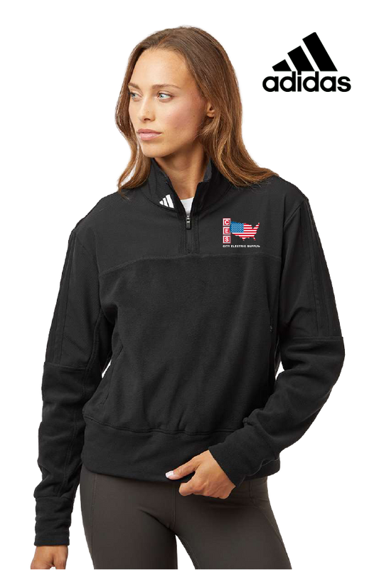 Adidas Women's Fleece Quarter-Zip Pullover