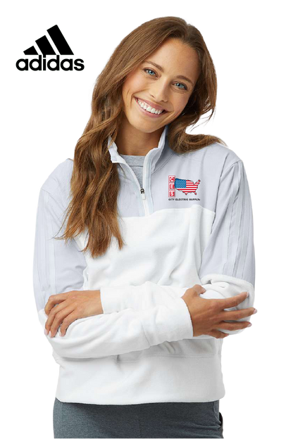 Adidas Women's Fleece Quarter-Zip Pullover