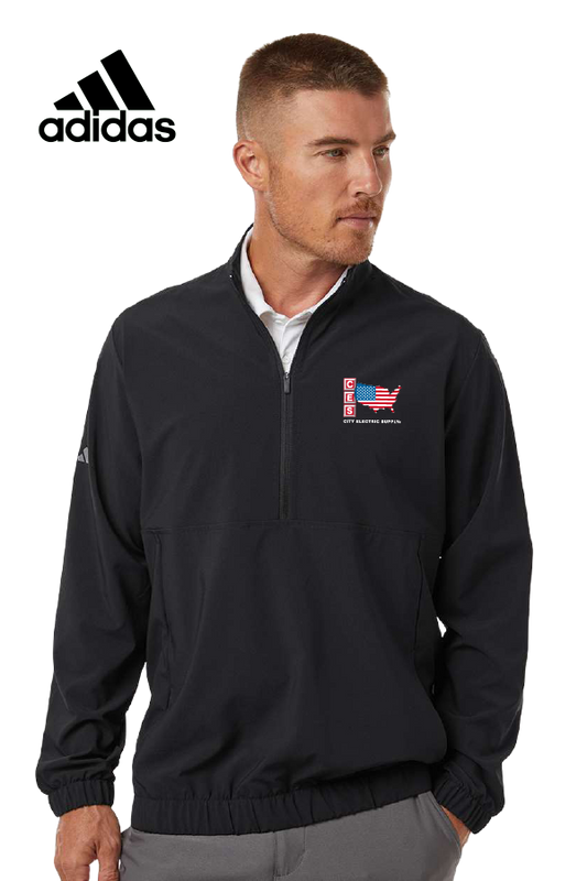 Adidas Men's Stretch Woven Half-Zip Pullover