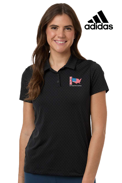 Adidas Women's 4-Way Stretch Printed Polo