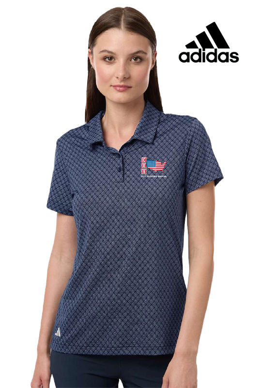 Adidas Women's 4-Way Stretch Printed Polo