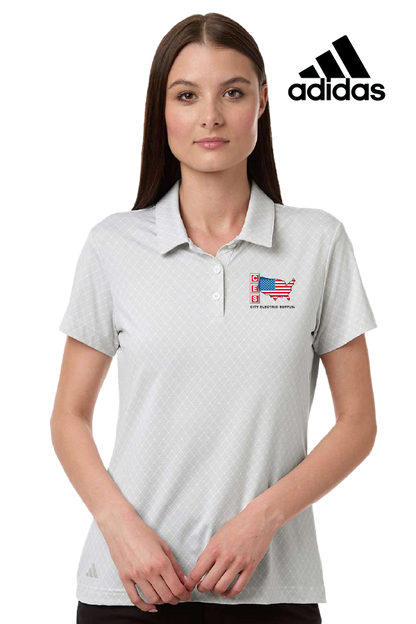 Adidas Women's 4-Way Stretch Printed Polo