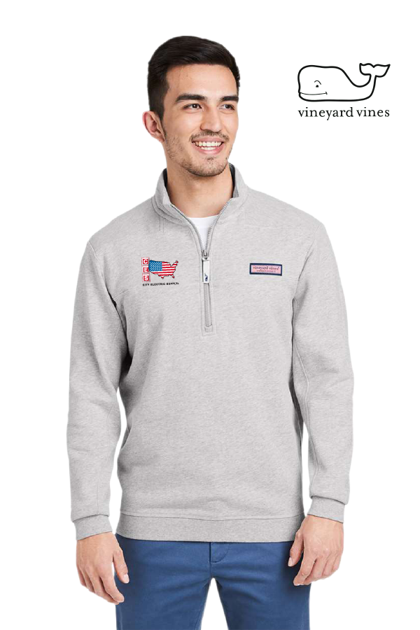vineyard vines Men's Collegiate Shep Quarter-Zip Sweatshirt