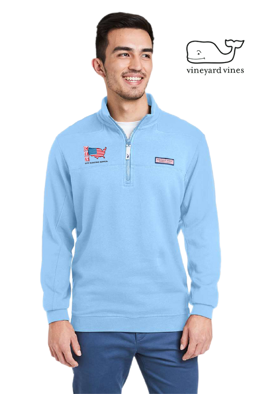 vineyard vines Men's Collegiate Shep Quarter-Zip Sweatshirt