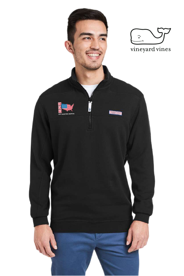 vineyard vines Men's Collegiate Shep Quarter-Zip Sweatshirt