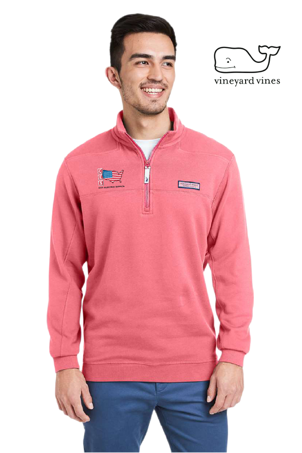vineyard vines Men's Collegiate Shep Quarter-Zip Sweatshirt
