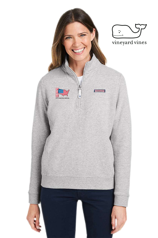 vineyard vines Women’s Collegiate Shep Quarter-Zip Sweatshirt