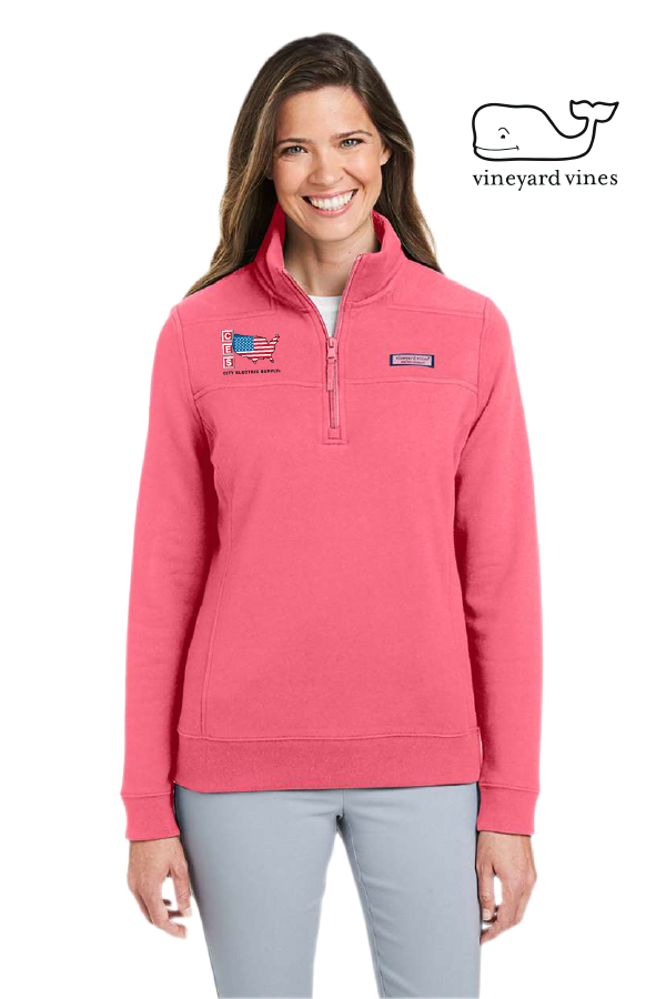 vineyard vines Women’s Collegiate Shep Quarter-Zip Sweatshirt