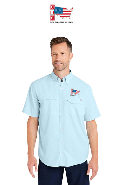 HUK Men's Tide Point Short Sleeve Shirt