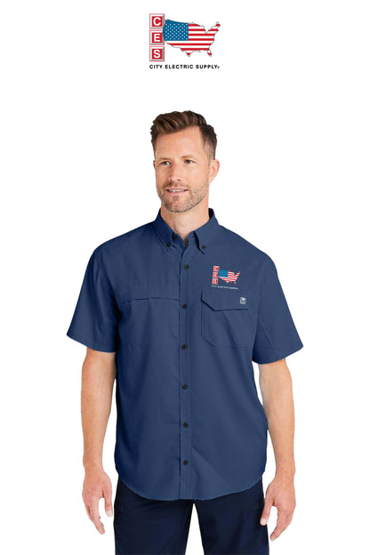 HUK Men's Tide Point Short Sleeve Shirt