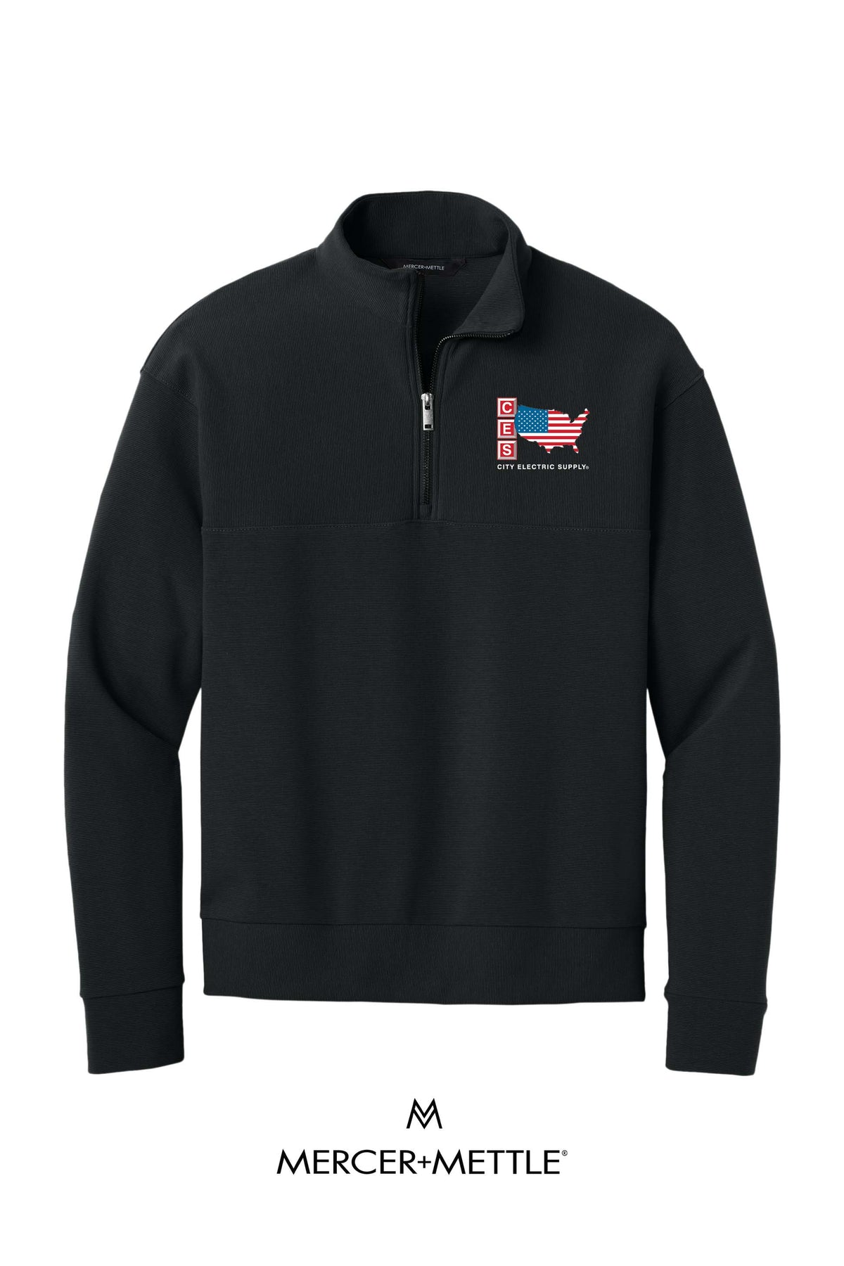 Mercer+Mettle® Linear Texture 1/4-Zip