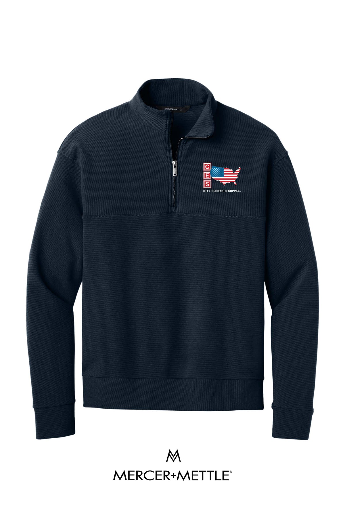 Mercer+Mettle® Linear Texture 1/4-Zip