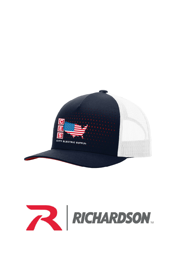Richardson 163 Laser Cut Five Panel Trucker