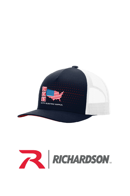 Richardson 163 Laser Cut Five Panel Trucker