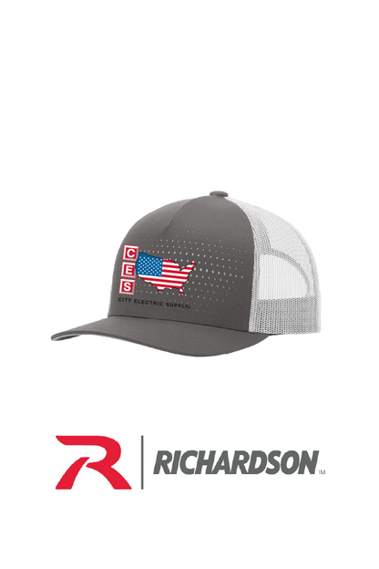 Richardson 163 Laser Cut Five Panel Trucker