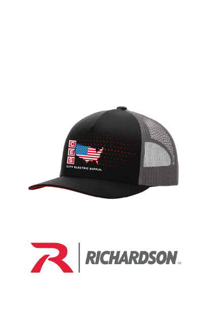 Richardson 163 Laser Cut Five Panel Trucker