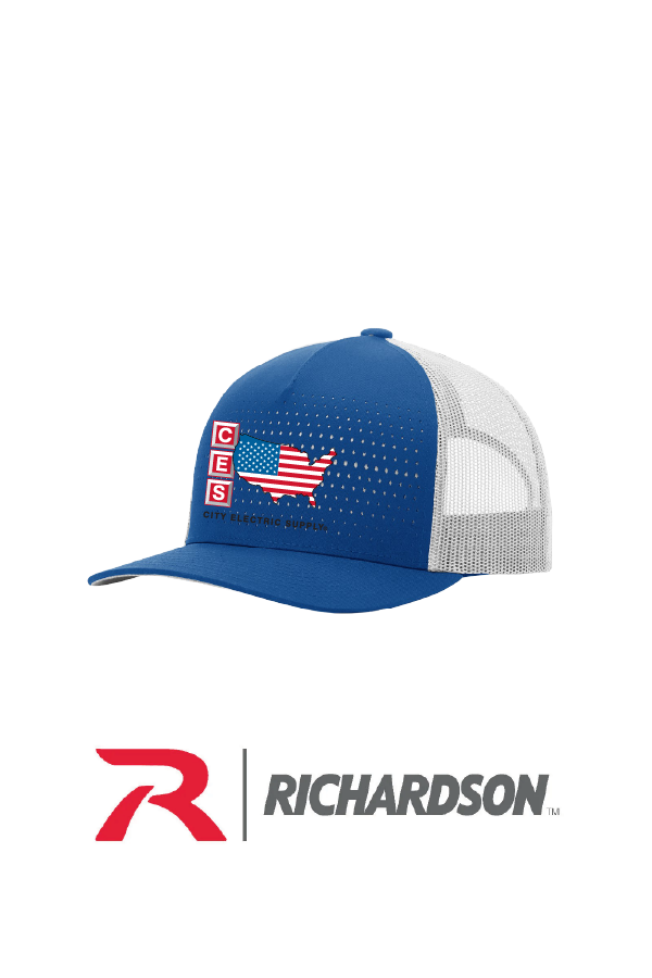 Richardson 163 Laser Cut Five Panel Trucker