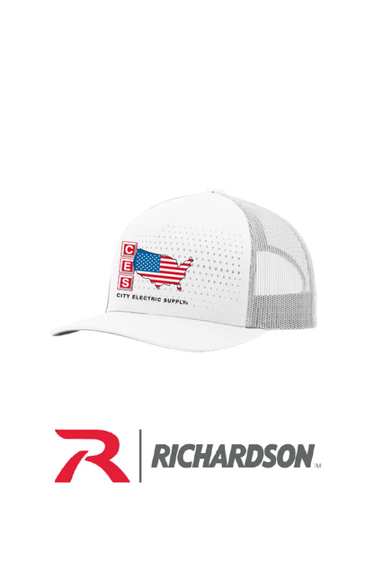 Richardson 163 Laser Cut Five Panel Trucker