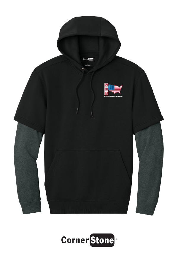 CornerStone® Tough Fleece Layered Hoodie
