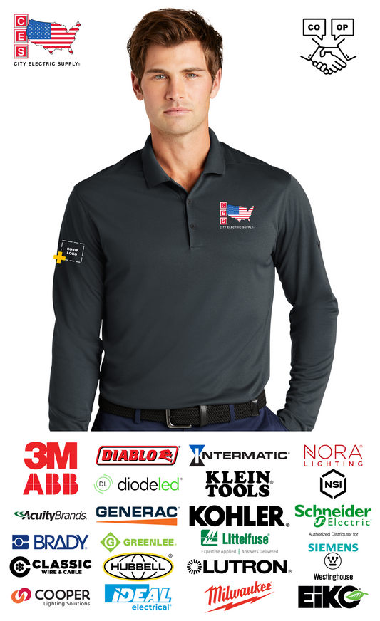 Nike Dri-FIT Micro Pique 2.0 Long Sleeve Polo - Co-op