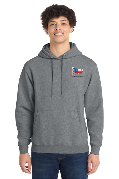 Port & Co® Core Fleece Pullover Hooded Sweatshirt - Veterans Day