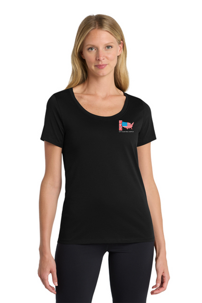 Nike Women's Dri-FIT Cotton/Poly Scoop Neck Tee