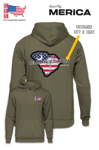 Hooded Sweatshirt - MERICA- CUSTOM