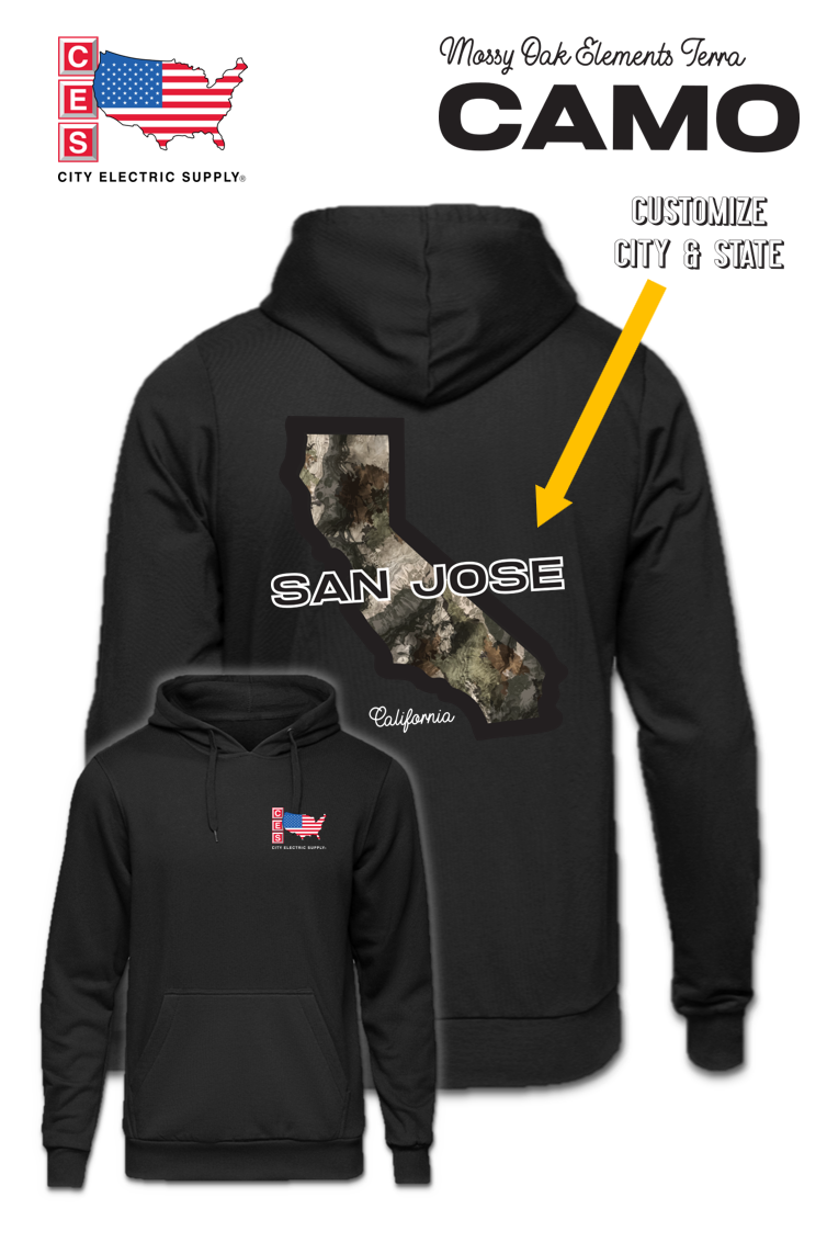 Hooded Sweatshirt - Terra Camo - CUSTOM