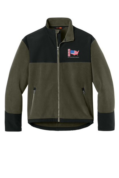 CornerStone® Fleece Overlay Jacket