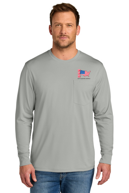 CornerStone® Workwear Pro Long Sleeve Pocket Tee
