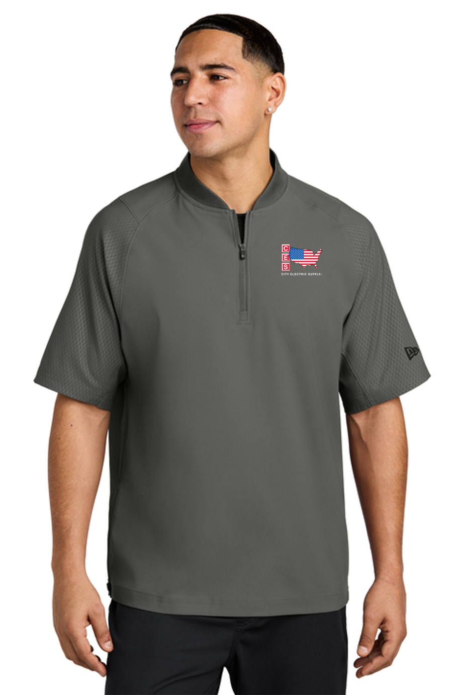New Era® Cage Short Sleeve 1/4-Zip Jacket